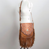 American Darling Large Crossbody Hand Tooled Genuine Leather Western Women Bag Handbag Purse | for Cute