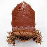 American Darling Large Crossbody Hand Tooled Genuine Leather Western Women Bag Handbag Purse | for Cute