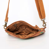American Darling Cross Body Hand Tooled Full Grain Genuine Leather Western Women Bag Handbag Purse | Crossbody for Cute