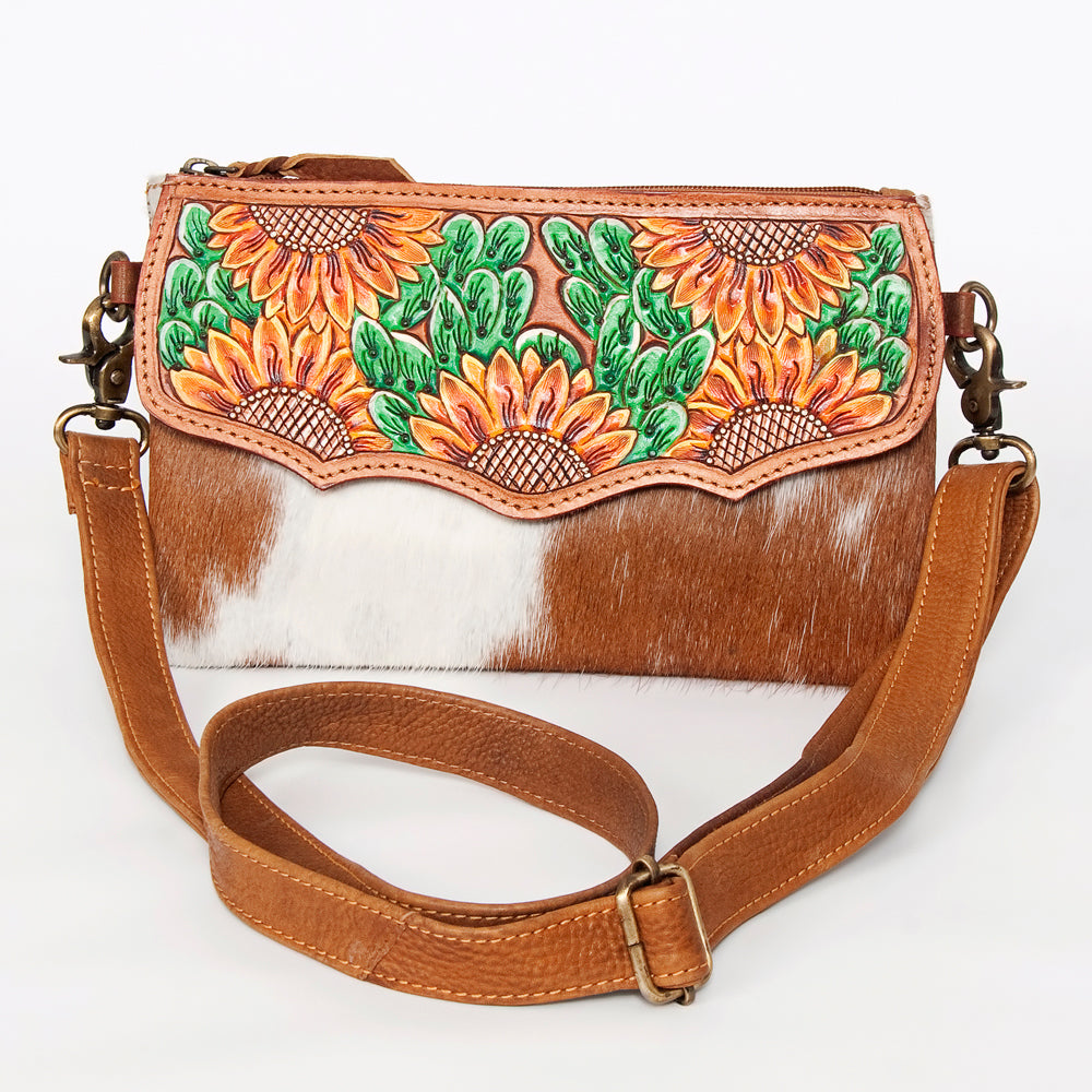 American Darling Cross Body Hand Tooled Full Grain Genuine Leather Western Women Bag Handbag Purse | Crossbody for Cute
