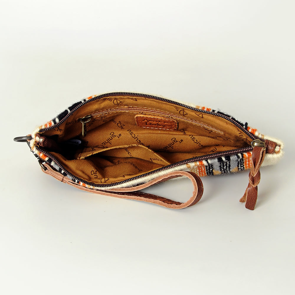 American Darling Wristlet Hand Tooled Saddle Blanket Genuine Leather Western Women Bag | Handbag Purse | Women Wristlet Purse | Wristlet Purse | Travel Wristlet Purse | Leather Wristlet Purse | Clutch Wristlet Purse