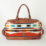 American Darling Duffel Saddle Blanket Genuine Leather Women Bag Western Handbag Purse