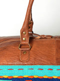 American Darling Duffel Saddle Blanket Genuine Leather Western Women Bag | Handbag | Leather Duffle Bag | Weekend Bag | Travel Duffel Bags | Duffel Bag for Women |