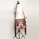 American Darling Signature Crossbody Hand Tooled Saddle Blanket Genuine Leather women bag western handbag purse