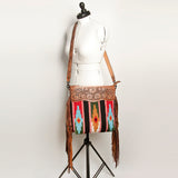 American Darling Signature Crossbody Hand Tooled Saddle Blanket Genuine Leather women bag western handbag purse