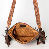 American Darling Signature Crossbody Hand Tooled Saddle Blanket Genuine Leather women bag western handbag purse