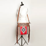 American Darling Signature Crossbody Hand Tooled Saddle Blanket Genuine Leather women bag western handbag purse