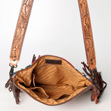 American Darling Signature Crossbody Hand Tooled Saddle Blanket Genuine Leather women bag western handbag purse