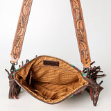 American Darling Signature Crossbody Hand Tooled Saddle Blanket Genuine Leather women bag western handbag purse