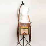 American Darling Signature Crossbody Hand Tooled Saddle Blanket Genuine Leather women bag western handbag purse