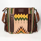 American Darling Signature Crossbody Hand Tooled Saddle Blanket Genuine Leather women bag western handbag purse