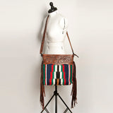 American Darling Signature Crossbody Hand Tooled Saddle Blanket Genuine Leather women bag western handbag purse