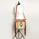 American Darling Signature Crossbody Hand Tooled Saddle Blanket Genuine Leather women bag western handbag purse