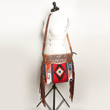American Darling Signature Crossbody Hand Tooled Saddle Blanket Genuine Leather women bag western handbag purse