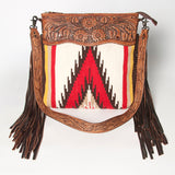 American Darling Signature Crossbody Hand Tooled Saddle Blanket Genuine Leather women bag western handbag purse