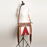 American Darling Signature Crossbody Hand Tooled Saddle Blanket Genuine Leather women bag western handbag purse