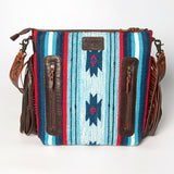 American Darling Signature Crossbody Hand Tooled Saddle Blanket Genuine Leather women bag western handbag purse