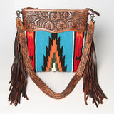 American Darling Signature Crossbody Hand Tooled Saddle Blanket Genuine Leather women bag western handbag purse
