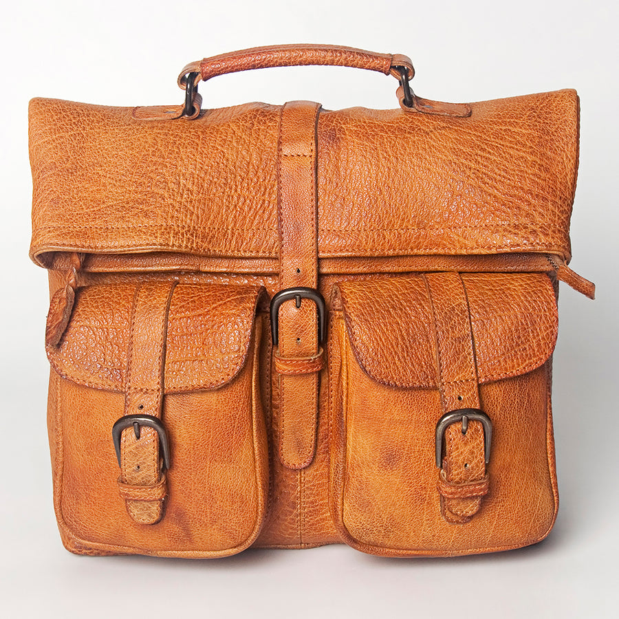 Never Mind Nmbgz123A Briefcase Vintage Handmade Genuine Cowhide Leather Women Bag Western Handbag Purse