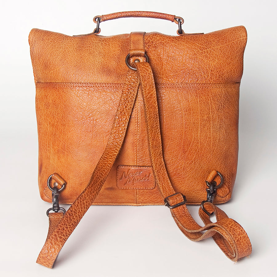 Never Mind Nmbgz123A Briefcase Vintage Handmade Genuine Cowhide Leather Women Bag Western Handbag Purse
