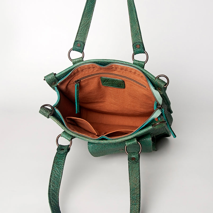 Never Mind Nmbgz124B Tote Vintage Handmade Genuine Cowhide Leather Women Bag Western Handbag Purse
