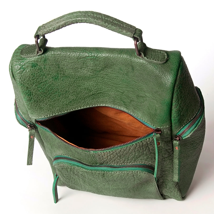 Never Mind Nmbgz125A Backpack Vintage Handmade Genuine Cowhide Leather Women Bag Western Handbag Purse