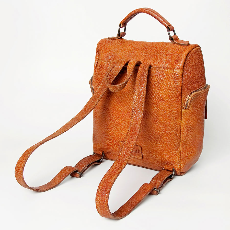 Never Mind Nmbgz125B Backpack Vintage Handmade Genuine Cowhide Leather Women Bag Western Handbag Purse
