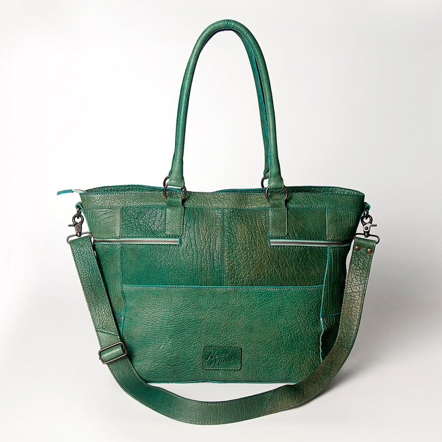 Never Mind Nmbgz126A Tote Vintage Handmade Genuine Cowhide Leather Women Bag Western Handbag Purse