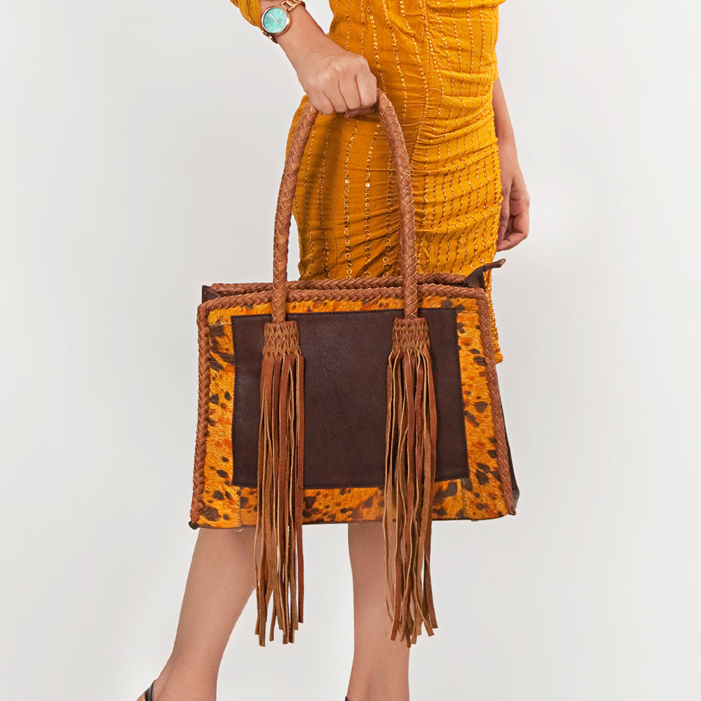 American Darling Tote Hair on Genuine Leather Women Bag Western Handbag Purse | Travel Bags College Casual