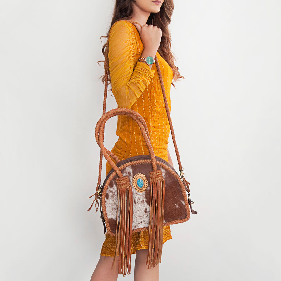 American Darling Tote Hair-On Genuine Leather Western Women Bag Handbag purse | Travel Bags College Casual