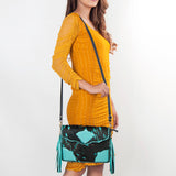 American Darling Crossbody Embossed Genuine Leather Western Women Bag Handbag Purse | Crossbody for Cute