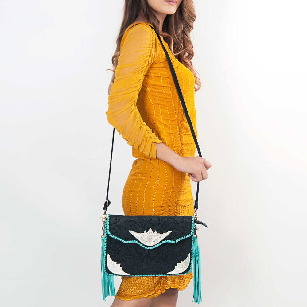 American Darling Crossbody Embossed Genuine Leather Western Women Bag Handbag Purse | Crossbody for Cute