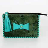 American Darling Coin Purse Hair On Genuine Leather Western Women Bag |Handbag Wallet Purses