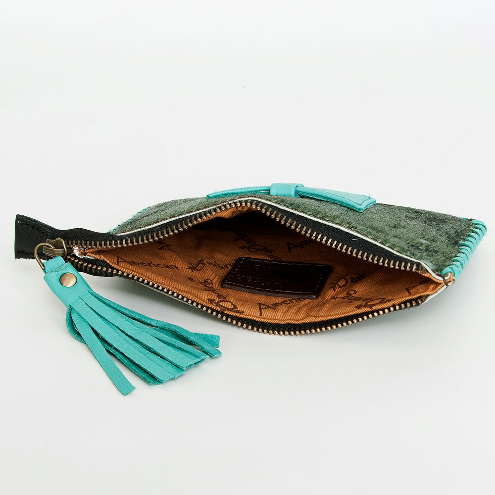 American Darling Coin Purse Hair On Genuine Leather Western Women Bag |Handbag Wallet Purses