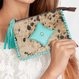 American Darling Coin Purse Hair On Genuine Leather Western Women Bag |Handbag Wallet Purses