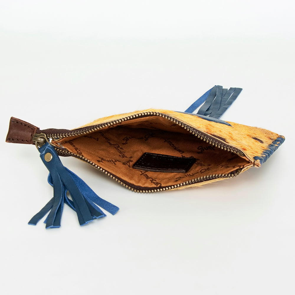 American Darling Coin Purse Hair On Genuine Leather Western Women Bag |Handbag Wallet Purses