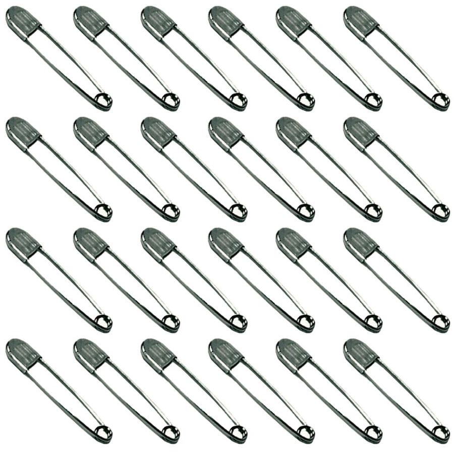 Hilason 2 1/4 Inch Bandage Safety Pin Nickel Plated Set Of 50 - Uhorse