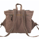 OHLAY KB102 Backpack Upcycled Canvas Hair-On Genuine Leather women bag western handbag purse