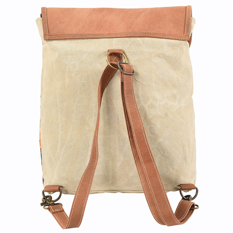 OHLAY Cross Body Upcycled Wool Canvas Embossed Hair-On Genuine Leather Women Bag Western Handbag Purse Womens Handbags