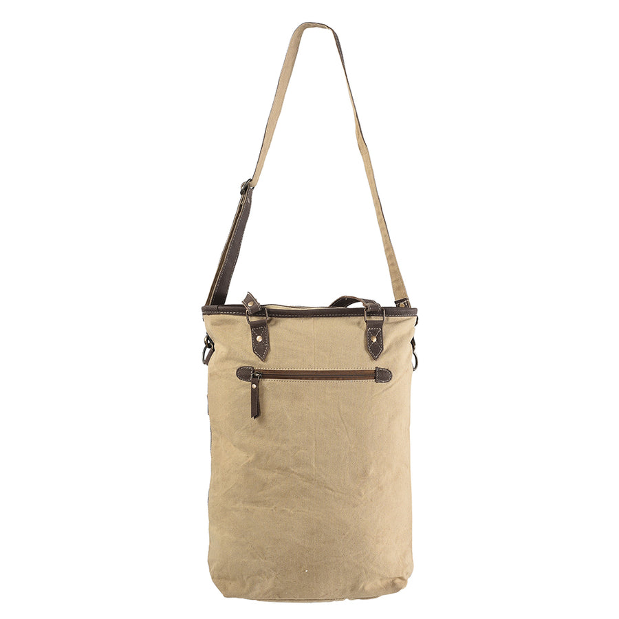 OHLAY KB161 TOTE Hand Tooled Upcycled Wool Canvas Hair-on Genuine Leather women bag western handbag purse
