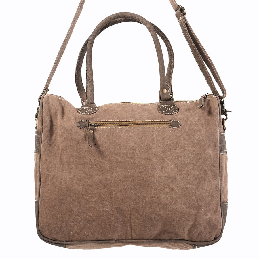 OHLAY KB174 TOTE Upcycled Wool Canvas Genuine Leather women bag western handbag purse