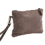 OHLAY WRISTLET Upcycled Wool Upcycled Canvas Hair-on Genuine Leather women bag western handbag purse