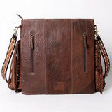 American Darling Messenger Saddle Blanket Fabric Genuine Leather Western Women Bag Handbag Purse Travel Bags College