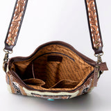 American Darling Large Crossbody Hand Tooled Saddle Blanket Genuine Leather Western Women Bag Handbag Purse | for Cute