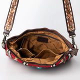 American Darling Large Crossbody Hand Tooled Saddle Blanket Genuine Leather Western Women Bag Handbag Purse | for Cute