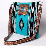 American Darling Large Crossbody Hand Tooled Saddle Blanket Genuine Leather Western Women Bag Handbag Purse | for Cute