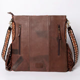 American Darling Large Crossbody Saddle Blanket Fabric Genuine Leather Western Women Bag Handbag Purse | Cute