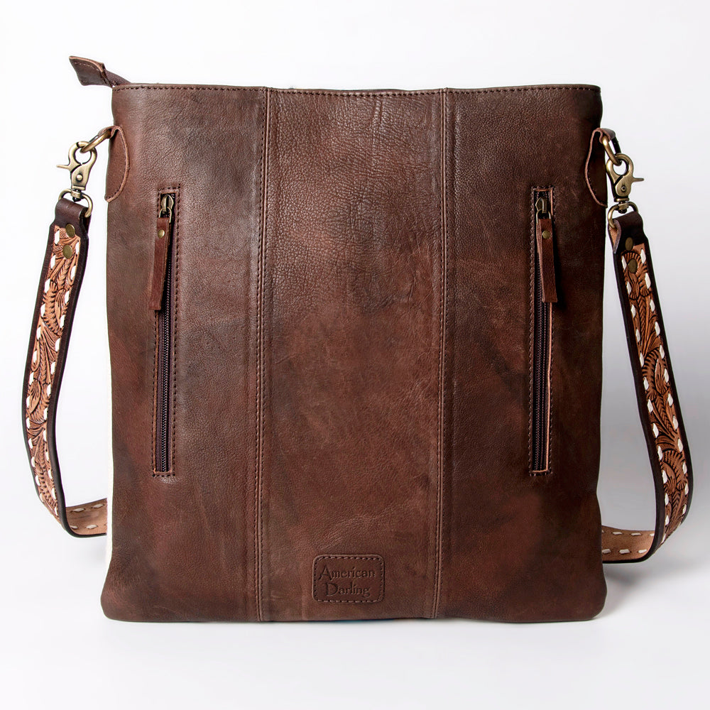 American Darling Cross Body Saddle Blanket Genuine Leather Western Women Bag Handbag Purse | Crossbody for Cute