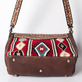 American Darling Messenger Hand Tooled Saddle Blanket Genuine Leather Women Bag Western Handbag Purse | Cute
