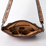 American Darling Messenger Hand Tooled Saddle Blanket Genuine Leather Women Bag Western Handbag Purse | Cute